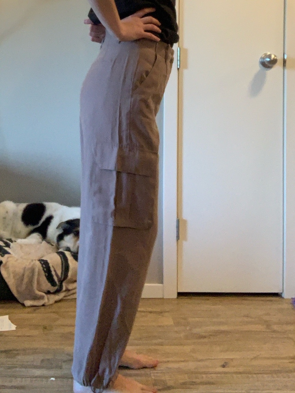 Dynamite Super Soft Brown Cargo Trouser - Picture 3 of 9